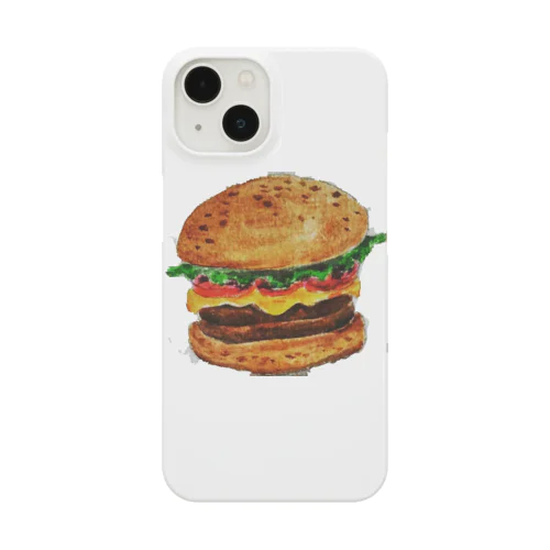 ハンバーガー水彩画 Smartphone Case