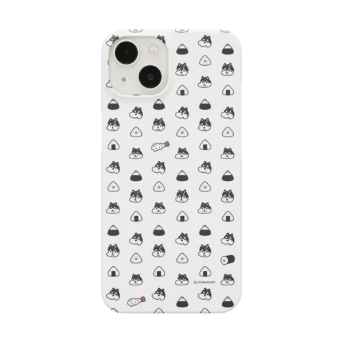 黒柴ゴンとおにぎりと・•・（黒） Smartphone Case