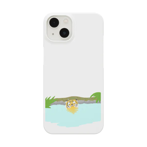 水浴び中の虎さん Smartphone Case
