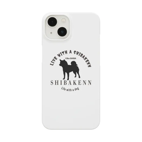 柴犬のロゴ Smartphone Case