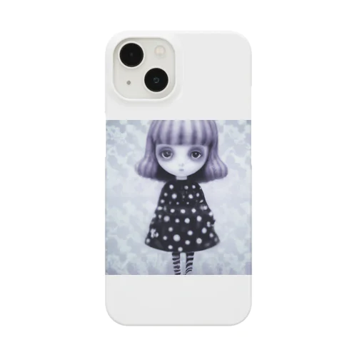 水玉模様の女の子 Smartphone Case