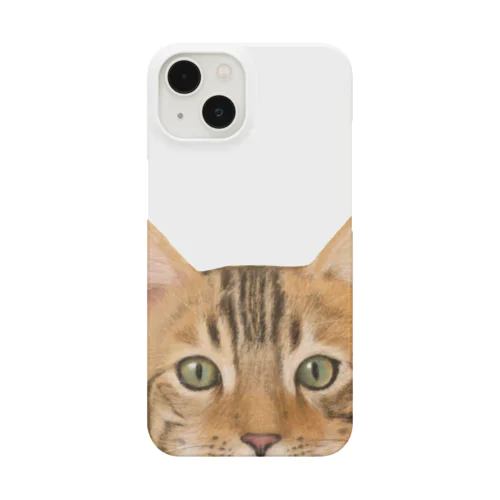 猫【顔】 Smartphone Case
