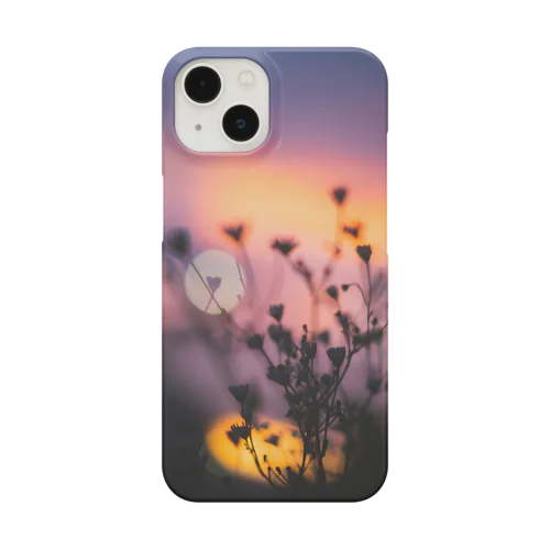 夕暮れ時のシルエット Smartphone Case