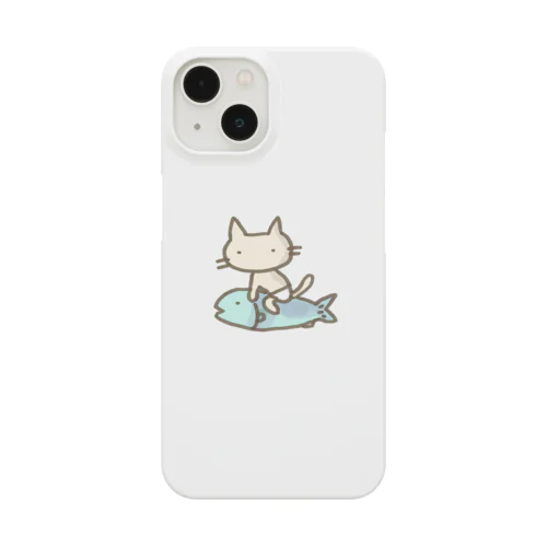 【ワンポイント】パンツねこ移動中 Smartphone Case