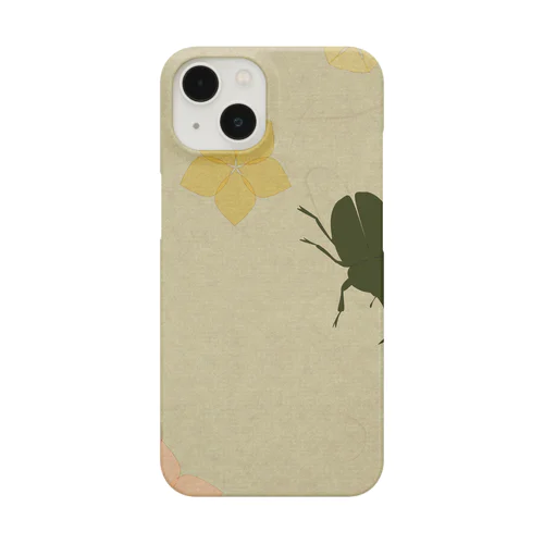 カブトムシとフラワー Smartphone Case