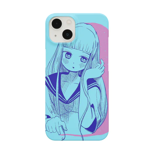 COSMO GIRL pink and blue スマホケース
