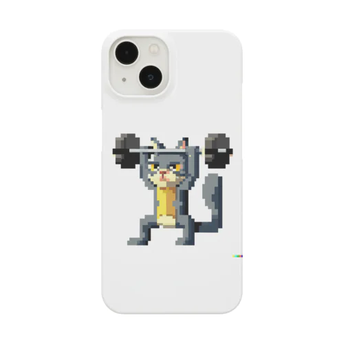 ドット絵筋トレねこ Smartphone Case