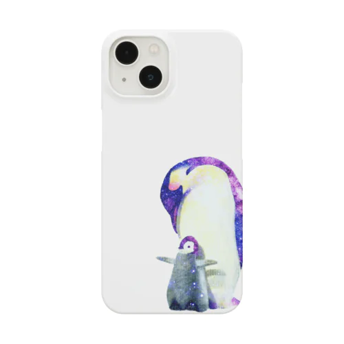 宇宙ペンギン親子 Smartphone Case