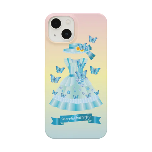 モルフォ蝶のサマードレス Smartphone Case