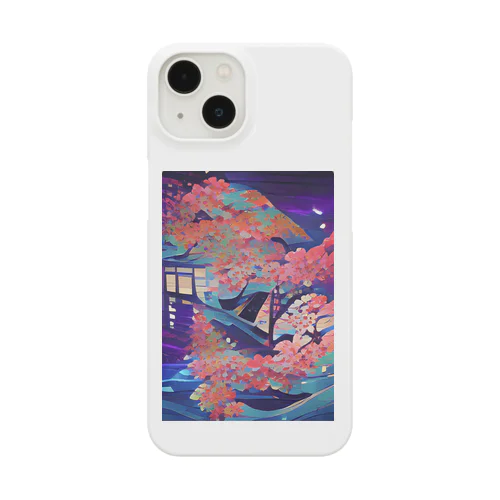 夜の紅葉 Smartphone Case