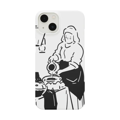 牛乳を注ぐ女 Smartphone Case