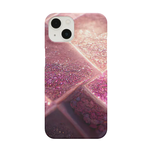 Pink glittery pattern Smartphone Case