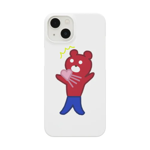 ドッキン！赤いくま Smartphone Case