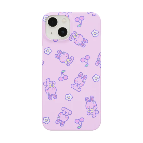 うさたんとおさんぽ♡PINKスマホケース Smartphone Case