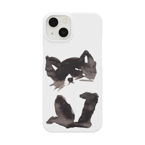 墨猫その2 Smartphone Case