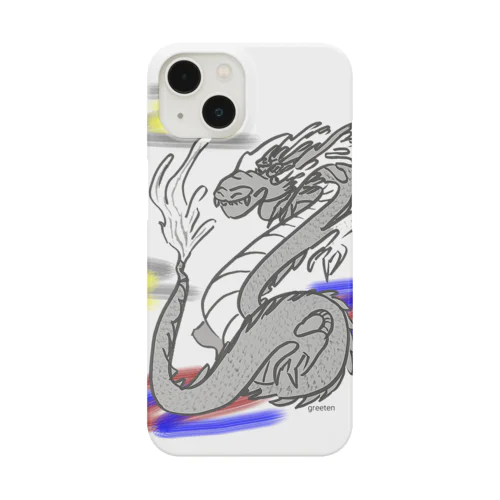 龍　和柄　願い Smartphone Case