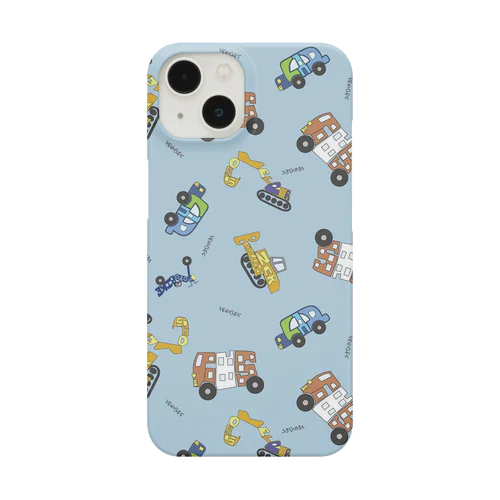 乗り物シリーズ総柄　車など Smartphone Case