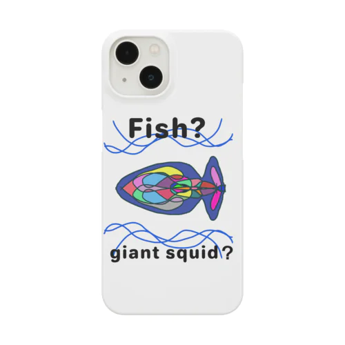 fish?giant squid? スマホケース