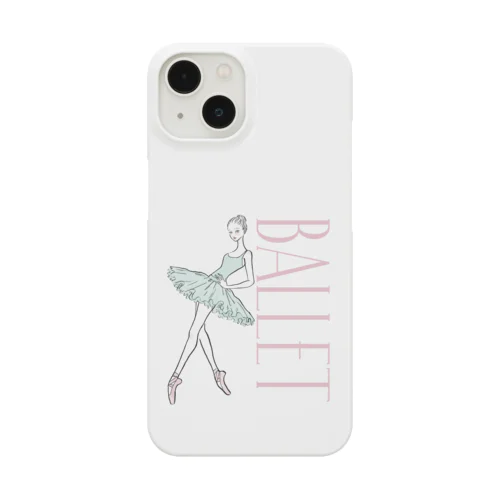 Ballet Girl(Tiffany blue) スマホケース