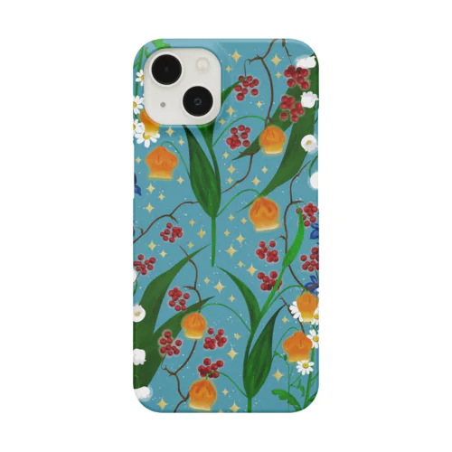 キラキラお花図鑑 Smartphone Case