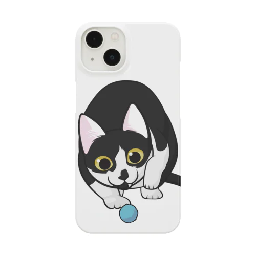 そこそこリアルねこ おもちゃを狙うにゃん01 Smartphone Case