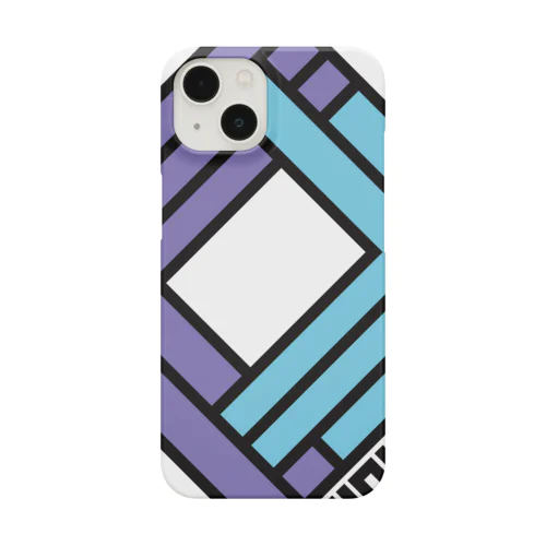 狐の窓 (紫×水) Smartphone Case