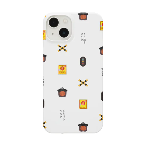 踏切・鉄道イラストモノグラム Smartphone Case