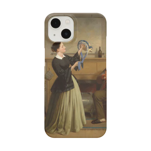 The New Bonnet / Francis William Edmonds  / 1858 / フランシス・ウィリアム・エドモンズ  Smartphone Case
