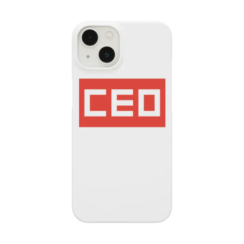 ドットCEO(白)Tシャツ・グッズシリーズ スマホケース