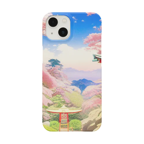 桜・鳥居・青空　その１ Smartphone Case