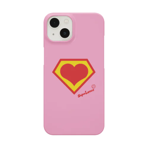 SUPER LOVERS1988手書きロゴ　　ピンク Smartphone Case