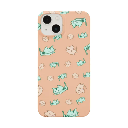 じゃれまくる まりにゃんず（橙） Smartphone Case