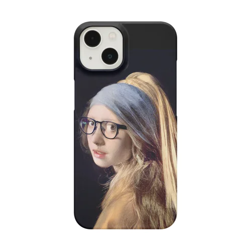 長髪のメガネ少女 Smartphone Case