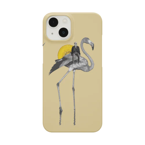 Golden Kiwi Flamingo  Smartphone Case