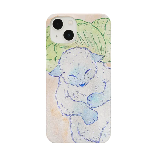 キャベツで居眠り。 Smartphone Case