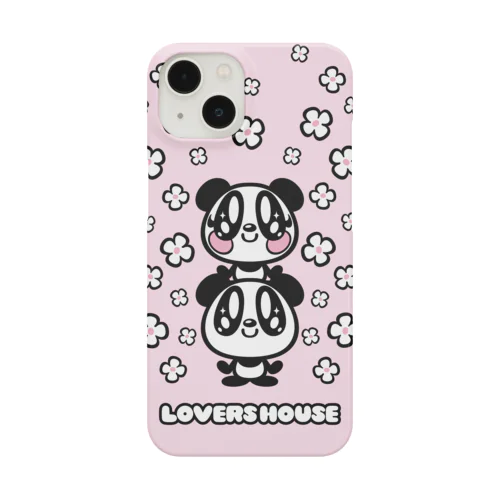 LOVERS HOUSE お花メリーアンドケン　ピンク Smartphone Case