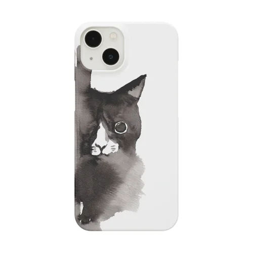 墨猫その3 Smartphone Case