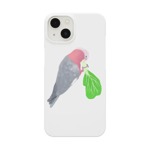 チンゲン菜食べるモモイロインコ Smartphone Case