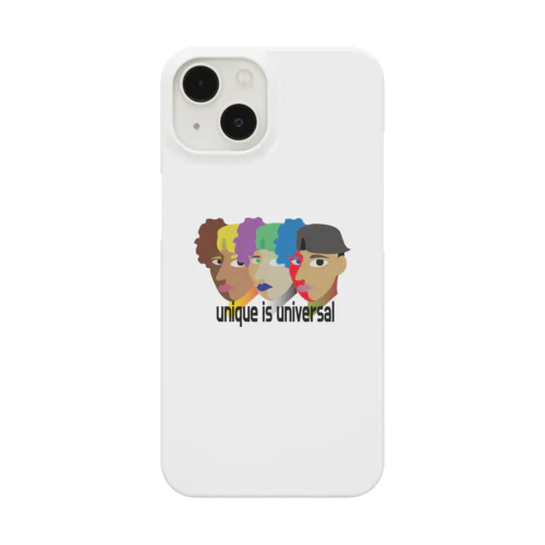 対義語Tシャツ(個性は普遍) Smartphone Case