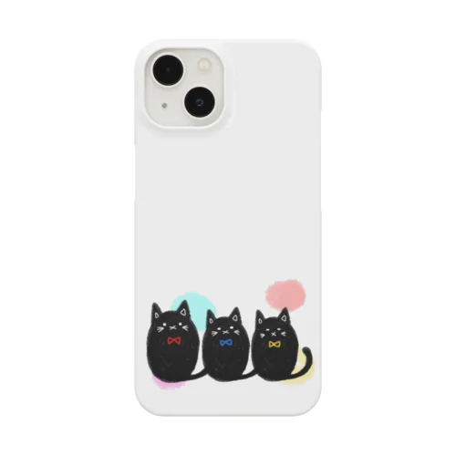 幸せを運ぶ黒猫ちゃん（みゅー・みに・ょん） Smartphone Case