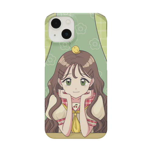 窓際のあの子 iPhone Smartphone Case