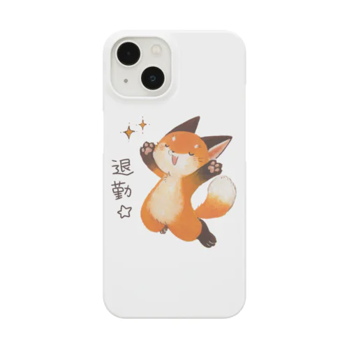 happy退勤☆きつねシリーズ Smartphone Case