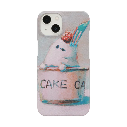 ケーキごっこをするおばけ Smartphone Case