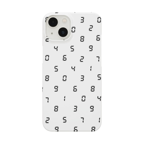 DIGITAL NUMBER（White） Smartphone Case