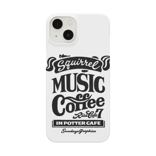  りすカフェ2017(黒ロゴ) Smartphone Case