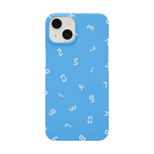 BLUE NUMBER（スマホケース） Smartphone Case