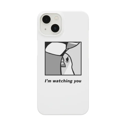 文鳥「i'm watching you」② Smartphone Case