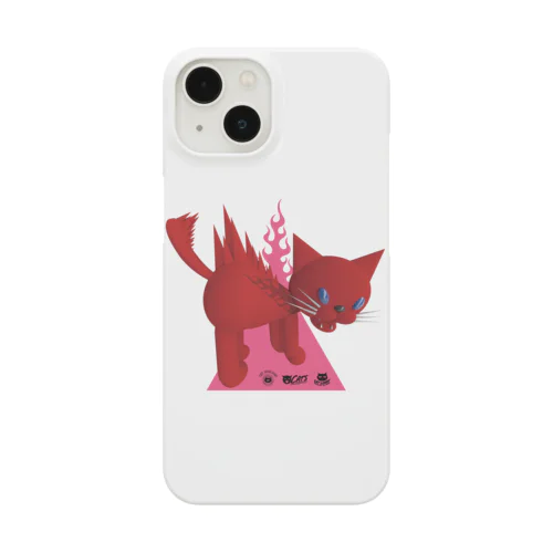 威嚇ネコ Smartphone Case