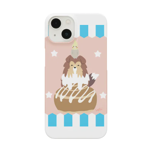 シェルティ×オカメインコ Smartphone Case