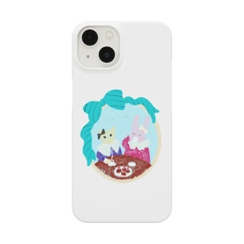 猫とうさぎのお茶会 Smartphone Case